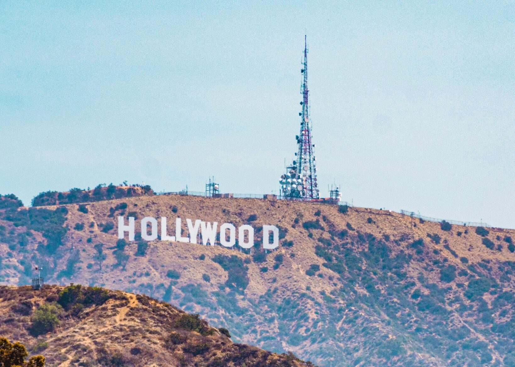 Hollywood sign in Los Angeles, California